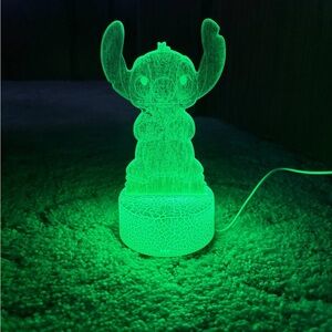 8 Color LED Stitch Night Light